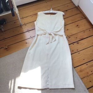 Bloomingdale’s women’s cream colored dress